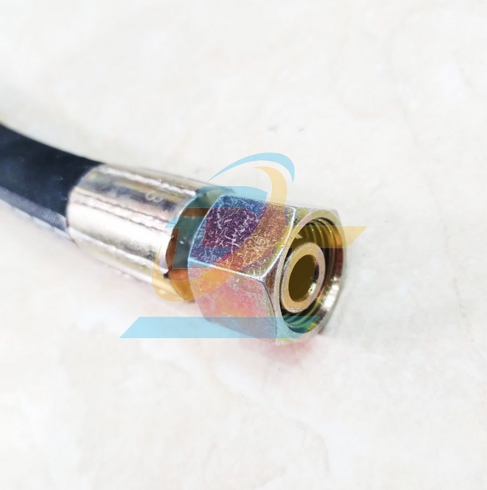 Ống tuy ô thủy lực 3/8"x1200mm bấm 2 đầu ren Đức 18 (1 đầu cốt cong)  VietNam | Giá rẻ nhất - Công Ty TNHH Thương Mại Dịch Vụ Đạt Tâm