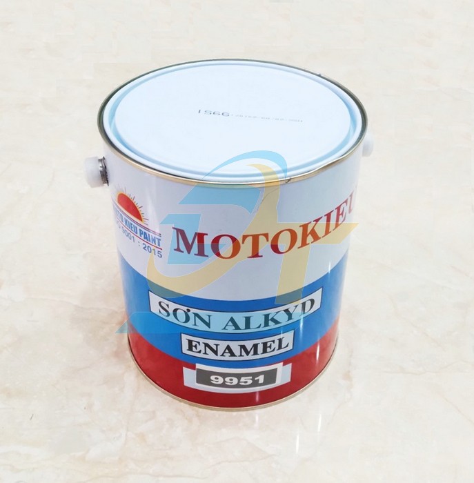 Sơn dầu Alkyd bóng màu xám 9951 Motokieu - Thùng 3kg  Motokieu | Giá rẻ nhất - Công Ty TNHH Thương Mại Dịch Vụ Đạt Tâm