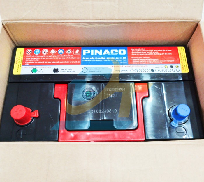 Ắc quy khô 12V 75Ah Pinaco Đồng Nai CMF 75D31  PINACO | Giá rẻ nhất - Công Ty TNHH Thương Mại Dịch Vụ Đạt Tâm