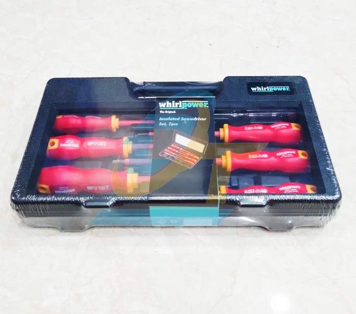 Bộ tua vít 7 cây cách điện 1000V Whirlpower 102-1207D  WHIRLPOWER | Giá rẻ nhất - Công Ty TNHH Thương Mại Dịch Vụ Đạt Tâm