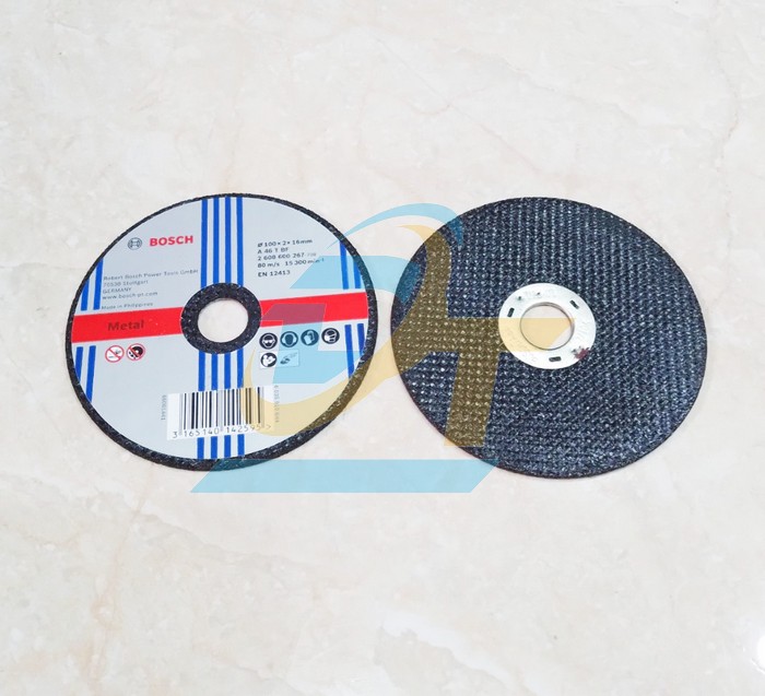 Đá cắt sắt 100x2x16mm Bosch 2608600267 2608600267 Bosch | Giá rẻ nhất - Công Ty TNHH Thương Mại Dịch Vụ Đạt Tâm