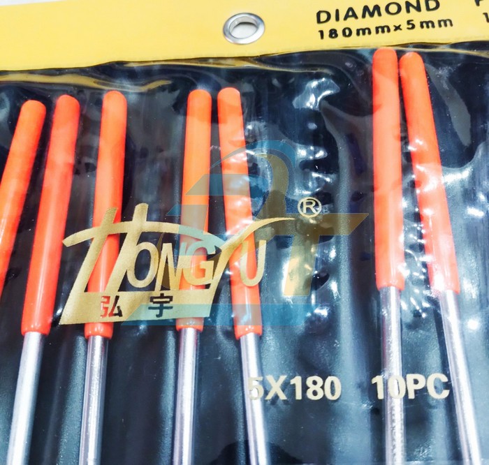 Dũa kim cương tròn Hongyu 5x180mm  HONGYU | Giá rẻ nhất - Công Ty TNHH Thương Mại Dịch Vụ Đạt Tâm