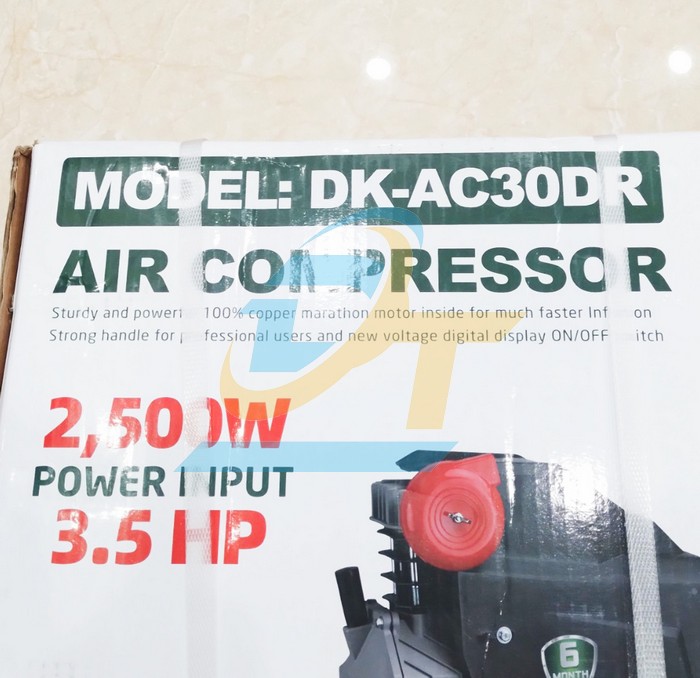 Máy nén khí 30L 3.5HP 2500W Dekton DK-AC30DR  DEKTON | Giá rẻ nhất - Công Ty TNHH Thương Mại Dịch Vụ Đạt Tâm