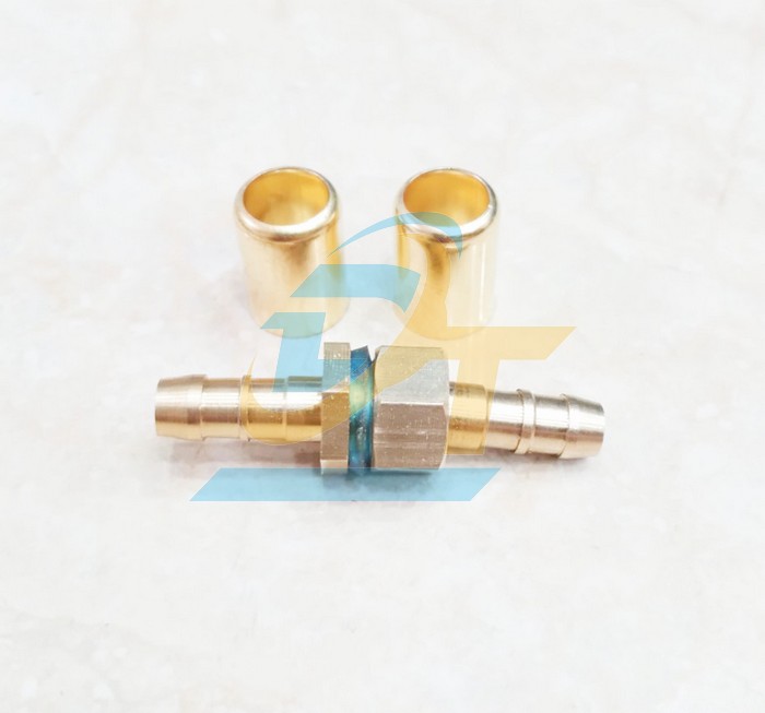 Bộ &eacute;p đầu d&acirc;y m&aacute;y rửa xe đồng thau đu&ocirc;i chuột 8.5mm - Ren 13mm (Đầu đực - C&aacute;i + &Aacute;o &eacute;p)  VietNam | Gi&aacute; rẻ nhất - C&ocirc;ng Ty TNHH Thương Mại Dịch Vụ Đạt T&acirc;m