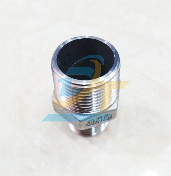 Nối 2 đầu ren ngo&agrave;i (K&eacute;p giảm) inox 304 phi 27-21  VietNam | Gi&aacute; rẻ nhất - C&ocirc;ng Ty TNHH Thương Mại Dịch Vụ Đạt T&acirc;m