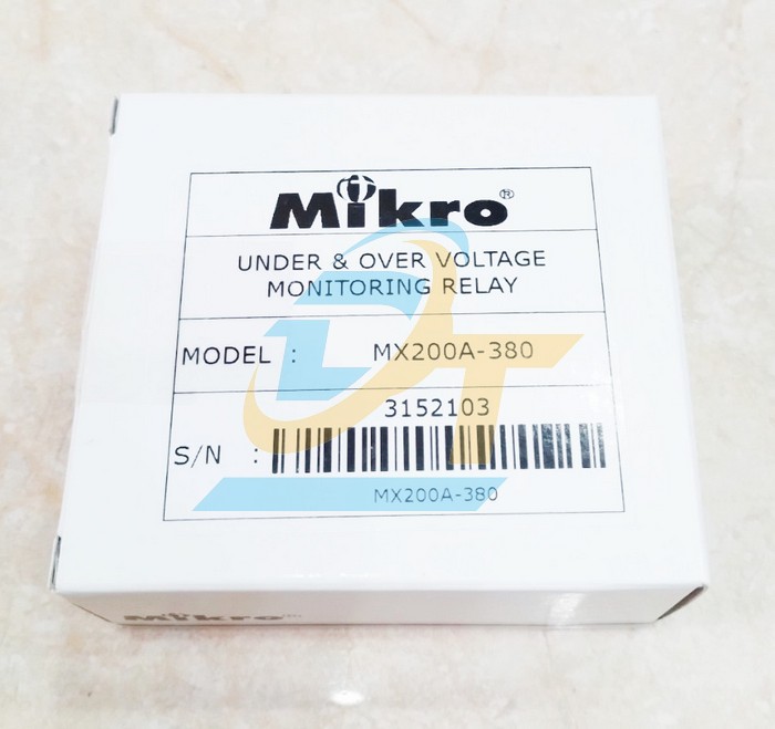 Relay bảo vệ điện &aacute;p 11 ch&acirc;n 380V Mikro MX200A  Mikro | Gi&aacute; rẻ nhất - C&ocirc;ng Ty TNHH Thương Mại Dịch Vụ Đạt T&acirc;m