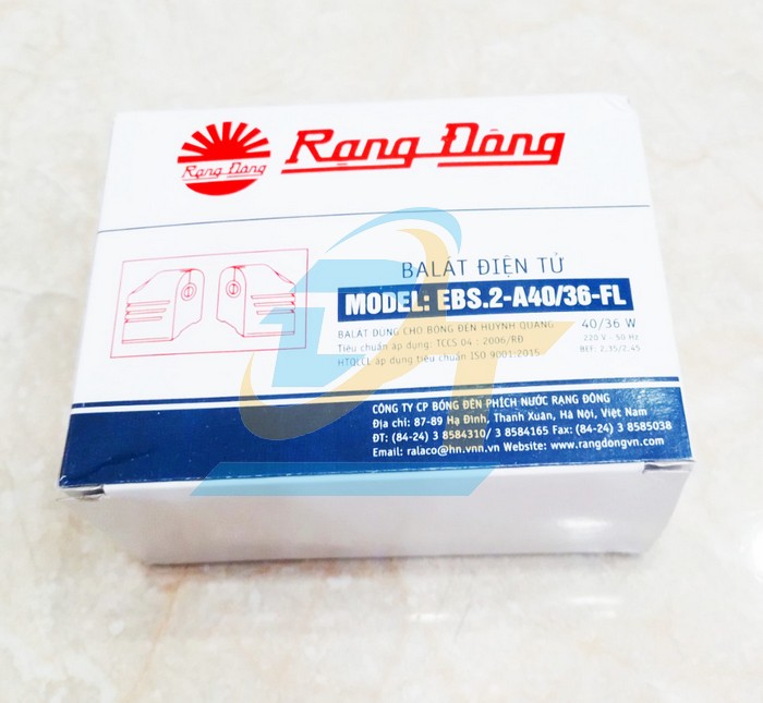 Tăng phô (Ballast) điện tử 40/36W Rạng Đông EBS.2-A40/36-FL EBS.2-A40/36-FL RangDong | Giá rẻ nhất - Công Ty TNHH Thương Mại Dịch Vụ Đạt Tâm