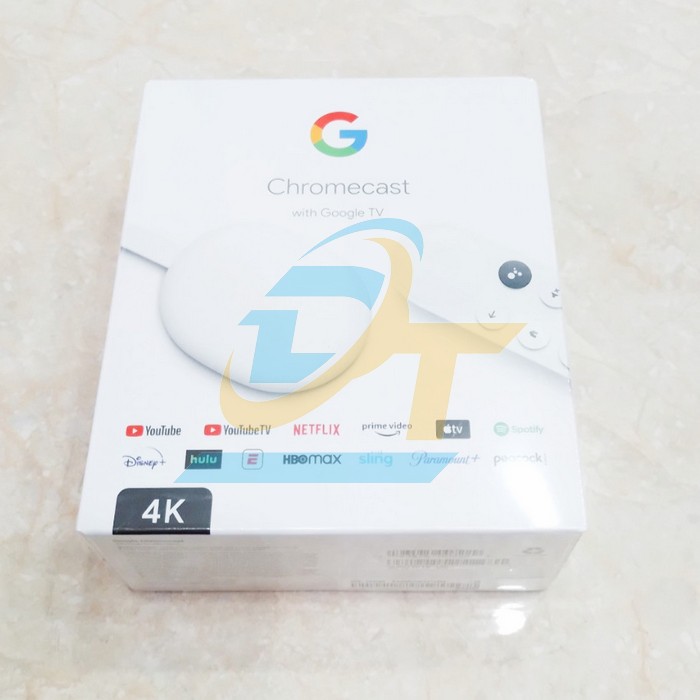 Thiết bị Chromecast with Google TV 4K  GOOGLE | Giá rẻ nhất - Công Ty TNHH Thương Mại Dịch Vụ Đạt Tâm