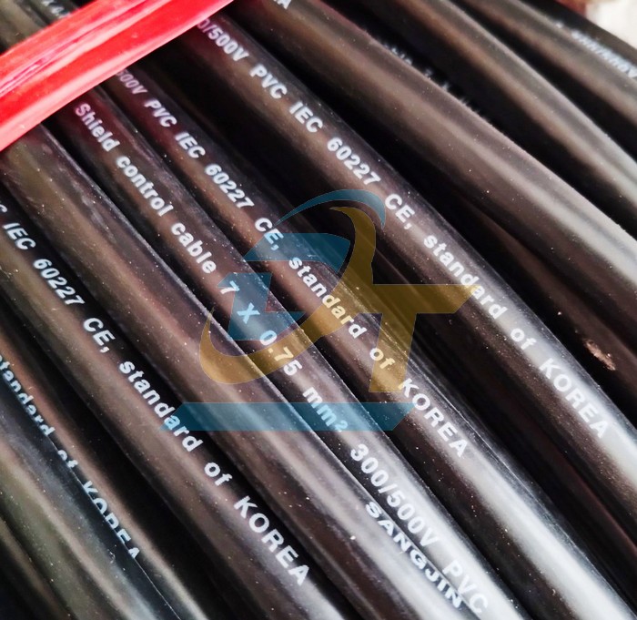 Cáp điều khiển có lưới chống nhiễu Sangjin 7x0.75mm2  SANGJIN | Giá rẻ nhất - Công Ty TNHH Thương Mại Dịch Vụ Đạt Tâm