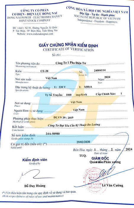 Công tơ điện tử 1 pha 2 dây EMIC CE-38  Emic | Giá rẻ nhất - Công Ty TNHH Thương Mại Dịch Vụ Đạt Tâm