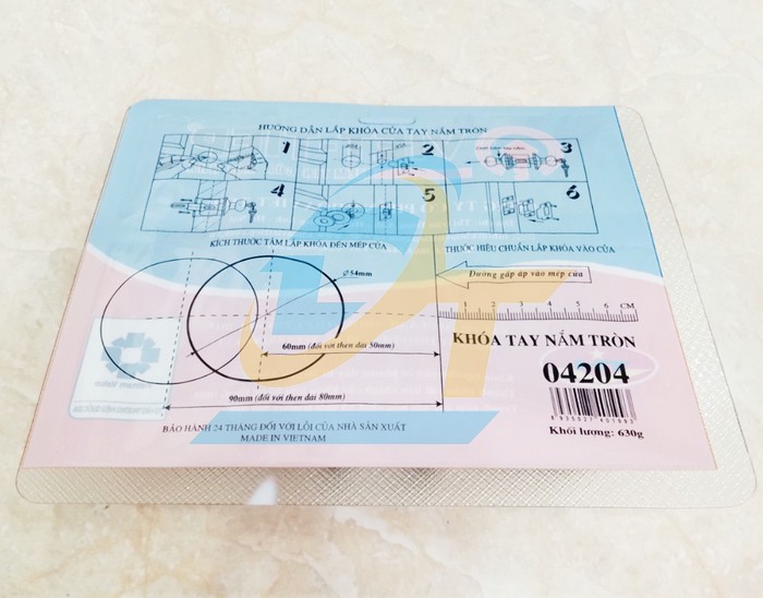 Kh&oacute;a nắm tr&ograve;n Việt Tiệp 04204  VietTiep | Gi&aacute; rẻ nhất - C&ocirc;ng Ty TNHH Thương Mại Dịch Vụ Đạt T&acirc;m