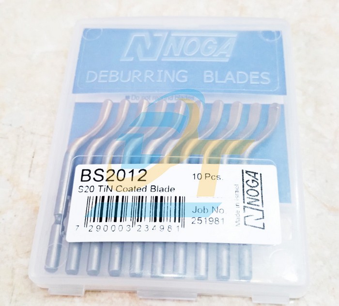 Lưỡi dao gọt bavia inox S20 TiN Noga BS2012  NOGA | Giá rẻ nhất - Công Ty TNHH Thương Mại Dịch Vụ Đạt Tâm