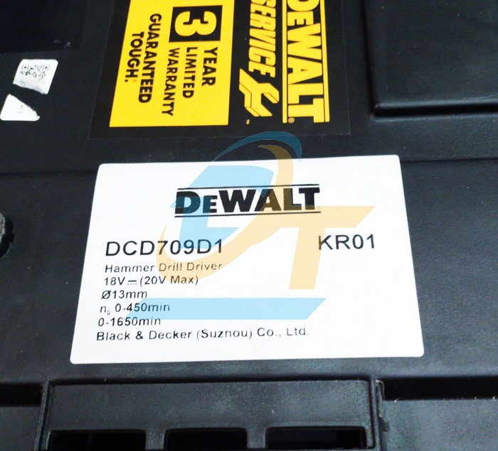 Máy khoan dùng pin 20V Dewalt DCD709D1 (Kèm 1 pin 2Ah + 1 Sạc)  DEWALT | Giá rẻ nhất - Công Ty TNHH Thương Mại Dịch Vụ Đạt Tâm