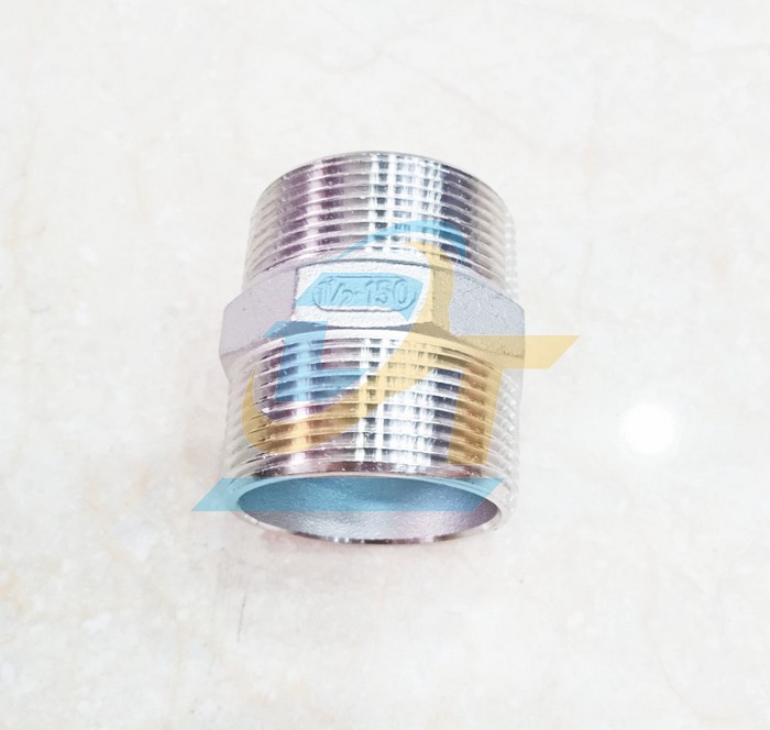 Nối 2 đầu ren ngo&agrave;i (k&eacute;p ren) inox 304 DN40 - Phi 49  VietNam | Gi&aacute; rẻ nhất - C&ocirc;ng Ty TNHH Thương Mại Dịch Vụ Đạt T&acirc;m