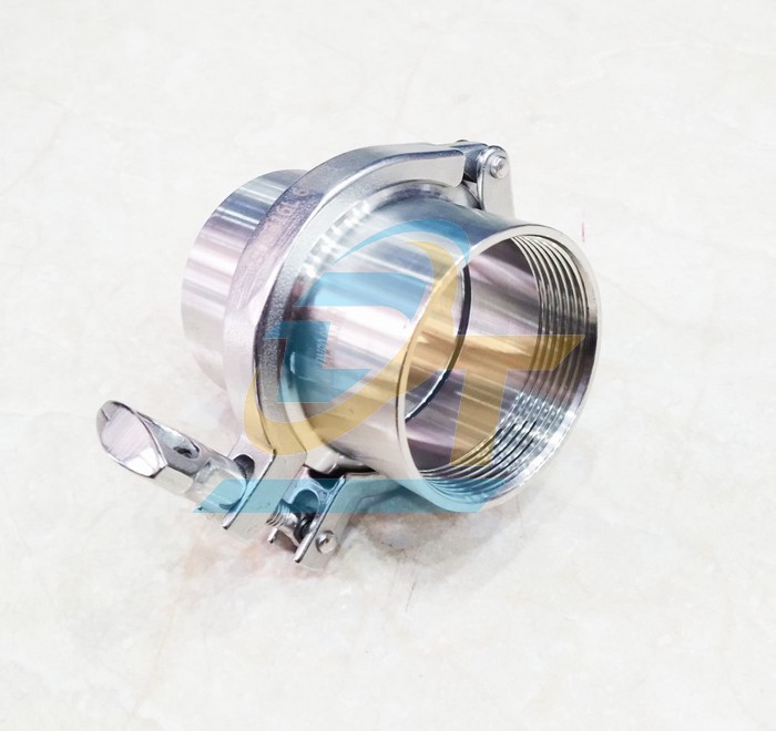 Khớp nối nhanh Clamp vi sinh inox 304 ren trong DN50 - Phi 60  VietNam | Giá rẻ nhất - Công Ty TNHH Thương Mại Dịch Vụ Đạt Tâm