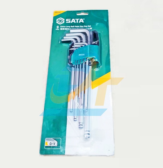 Bộ lục giác bi dài 9 chi tiết 1.5-10mm Sata 09101A  SATA | Giá rẻ nhất - Công Ty TNHH Thương Mại Dịch Vụ Đạt Tâm