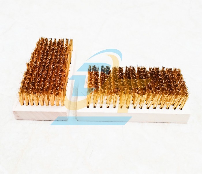 Bàn chải vuông góc cán gỗ sợi đồng 9x15 hàng  VietNam | Giá rẻ nhất - Công Ty TNHH Thương Mại Dịch Vụ Đạt Tâm