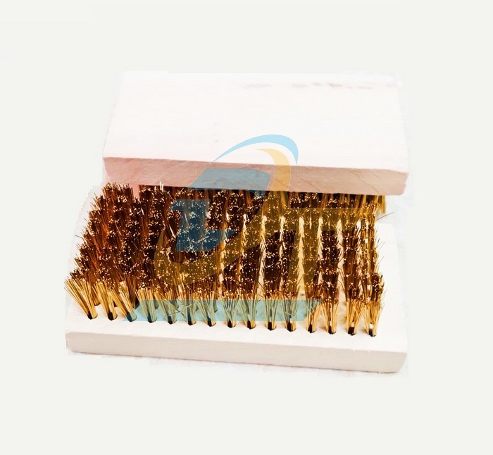 Bàn chải vuông góc cán gỗ sợi đồng 9x15 hàng  VietNam | Giá rẻ nhất - Công Ty TNHH Thương Mại Dịch Vụ Đạt Tâm
