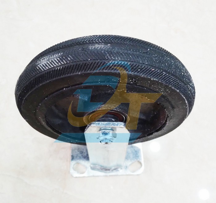 Bánh xe đẩy cao su 200x50 cố định  VietNam | Giá rẻ nhất - Công Ty TNHH Thương Mại Dịch Vụ Đạt Tâm