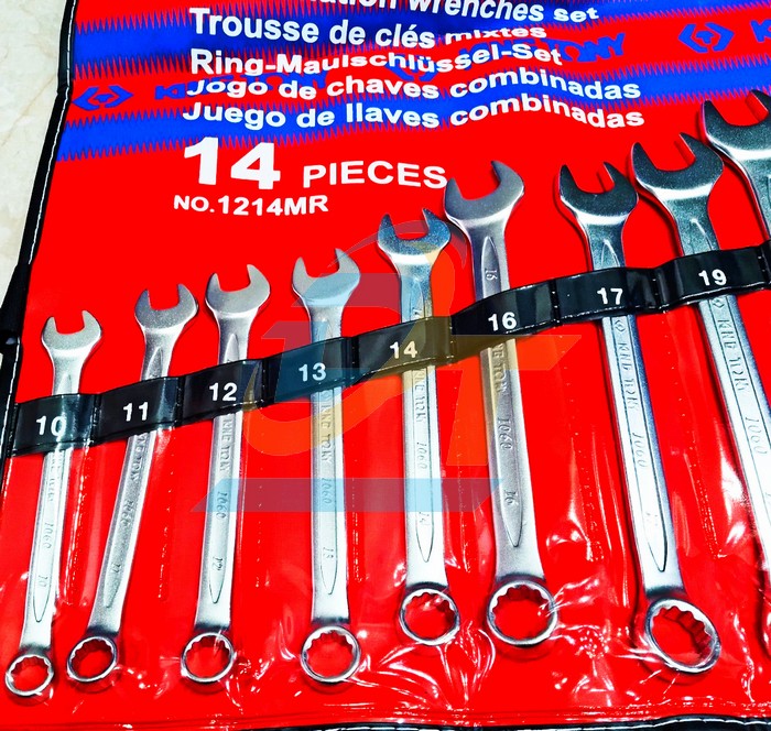 Bộ cờ l&ecirc; v&ograve;ng miệng 14 chi tiết 10-32mm Kingtony 1214MR10 1214MR10 KingTony | Gi&aacute; rẻ nhất - C&ocirc;ng Ty TNHH Thương Mại Dịch Vụ Đạt T&acirc;m