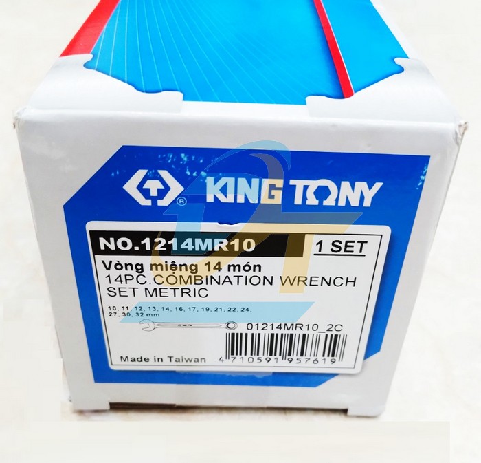Bộ cờ l&ecirc; v&ograve;ng miệng 14 chi tiết 10-32mm Kingtony 1214MR10 1214MR10 KingTony | Gi&aacute; rẻ nhất - C&ocirc;ng Ty TNHH Thương Mại Dịch Vụ Đạt T&acirc;m