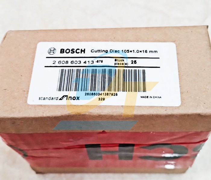 Đá cắt inox 105x1.0x16mm Bosch 2608603413  Bosch | Giá rẻ nhất - Công Ty TNHH Thương Mại Dịch Vụ Đạt Tâm