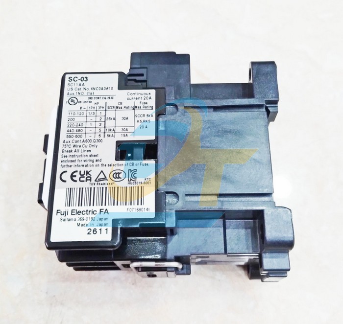 Khởi động từ 3P 9A 220V Fuji SC-03  FUJI | Giá rẻ nhất - Công Ty TNHH Thương Mại Dịch Vụ Đạt Tâm