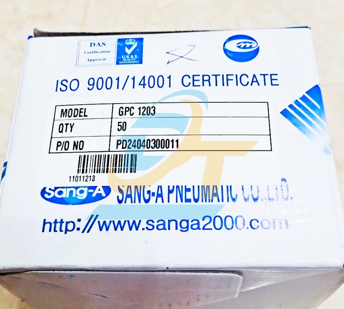 Đầu nối hơi thẳng ren ngoài 17 ống 12 Sang-A GPC1203  SANG-A | Giá rẻ nhất - Công Ty TNHH Thương Mại Dịch Vụ Đạt Tâm