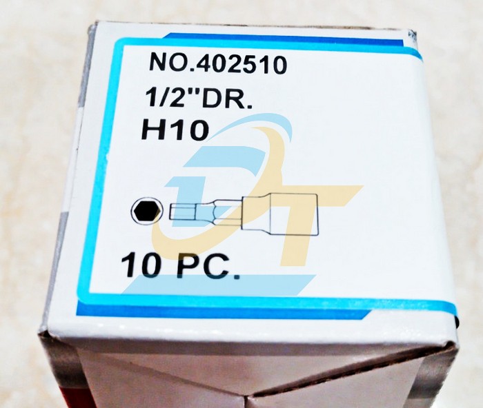 Đầu tuýp 1/2" bít lục giác 10mm KingTony 402510  KingTony | Giá rẻ nhất - Công Ty TNHH Thương Mại Dịch Vụ Đạt Tâm