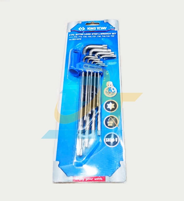 Bộ lục giác sao 9 chi tiết T10-T50 Kingtony 20319PR 20319PR KingTony | Giá rẻ nhất - Công Ty TNHH Thương Mại Dịch Vụ Đạt Tâm