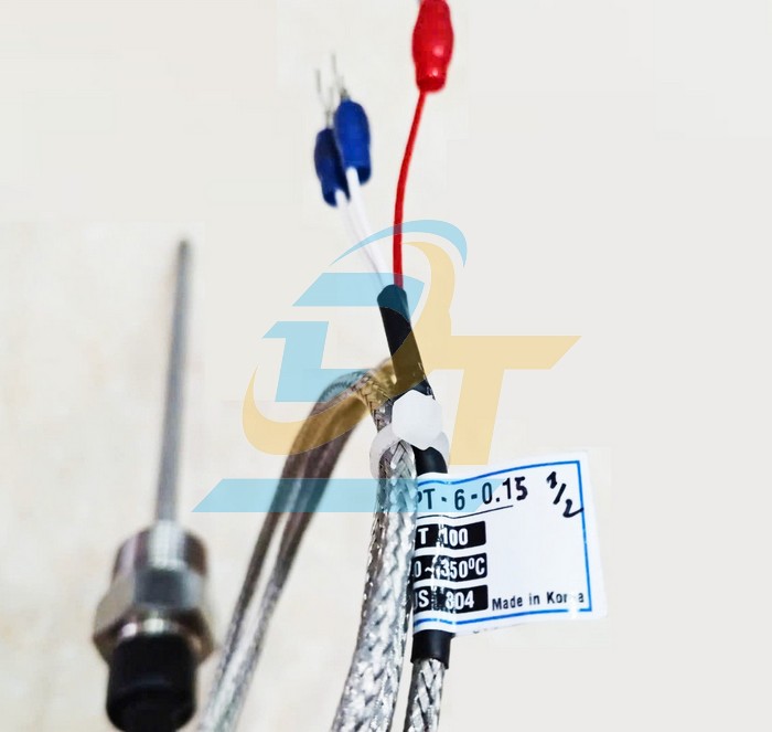 Cảm biến nhiệt độ PT100 3 dây M6x150mm Samil TW-N-PT-0.15-1/2" (1M)  SAMIL | Giá rẻ nhất - Công Ty TNHH Thương Mại Dịch Vụ Đạt Tâm