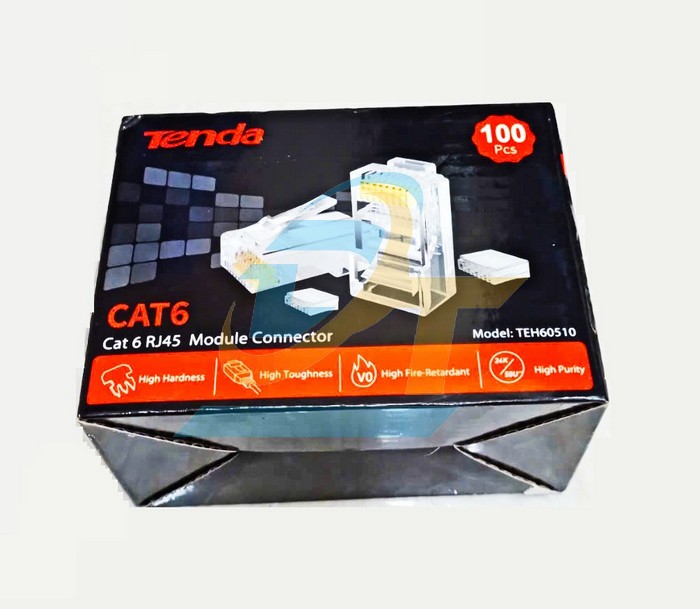 Đầu bấm mạng RJ45 UTP Cat6 Tenda TEH60510 (Bịch 100 cái)  TENDA | Giá rẻ nhất - Công Ty TNHH Thương Mại Dịch Vụ Đạt Tâm