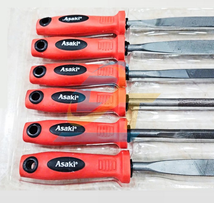 Bộ giũa mini 6 chi tiết 5x180mm Asaki AK-3900  Asaki | Giá rẻ nhất - Công Ty TNHH Thương Mại Dịch Vụ Đạt Tâm