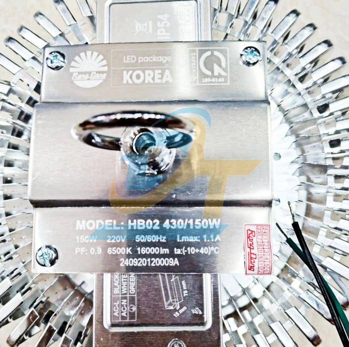 Đèn Led nhà xưởng Highbay 150W 220V 6500K Rạng Đông HB02 430/150W  RangDong | Giá rẻ nhất - Công Ty TNHH Thương Mại Dịch Vụ Đạt Tâm