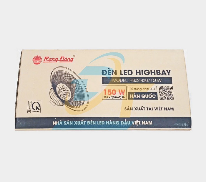 Đèn Led nhà xưởng Highbay 150W 220V 6500K Rạng Đông HB02 430/150W  RangDong | Giá rẻ nhất - Công Ty TNHH Thương Mại Dịch Vụ Đạt Tâm