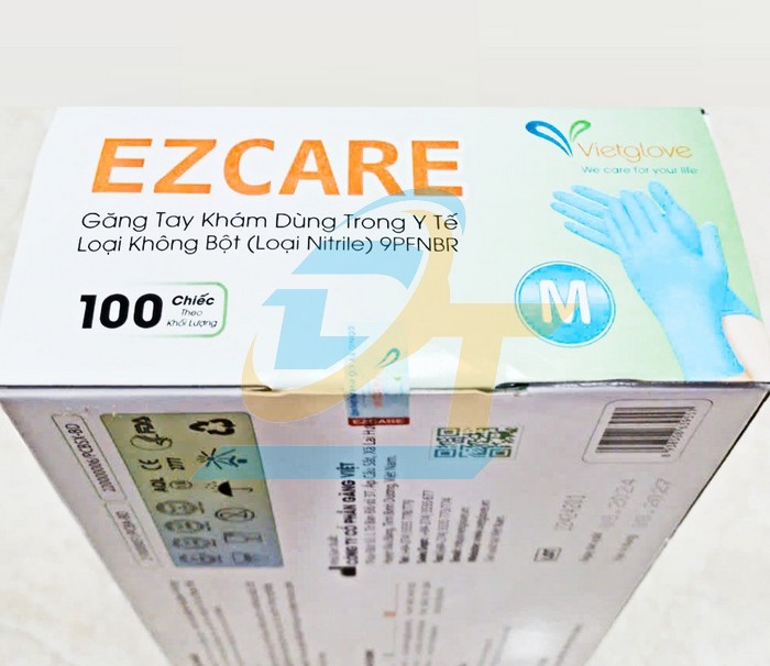 Găng tay y tế Nitrile kh&ocirc;ng bột VietGlove EZCARE 4.5g (Hộp 100 c&aacute;i)  VIETGLOVE | Gi&aacute; rẻ nhất - C&ocirc;ng Ty TNHH Thương Mại Dịch Vụ Đạt T&acirc;m