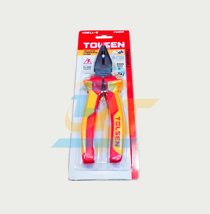 Kìm răng cách điện 8"/200mm Tolsen V16008 V16008 Tolsen | Giá rẻ nhất - Công Ty TNHH Thương Mại Dịch Vụ Đạt Tâm