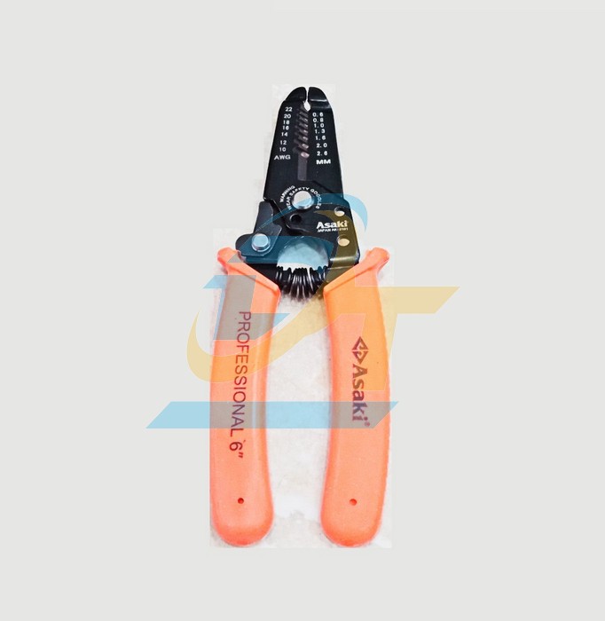 Kìm tuốt dây điện 6"/150mm Asaki AK-9101  Asaki | Giá rẻ nhất - Công Ty TNHH Thương Mại Dịch Vụ Đạt Tâm