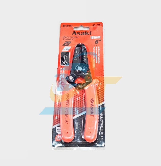Kìm tuốt dây điện 6"/150mm Asaki AK-9101  Asaki | Giá rẻ nhất - Công Ty TNHH Thương Mại Dịch Vụ Đạt Tâm