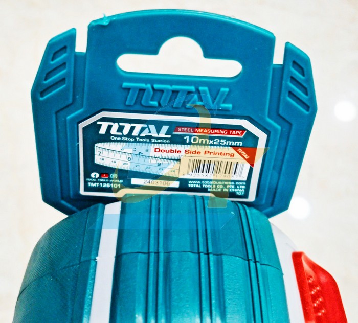 Thước cuộn thép 10mx25mm Total TMT126101  Total | Giá rẻ nhất - Công Ty TNHH Thương Mại Dịch Vụ Đạt Tâm
