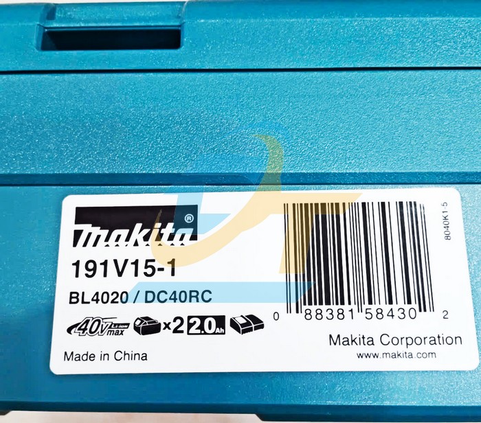 Bộ pin sạc 40V BL4020/DC40RC Makita 191V15-1 (1 Sạc + 2 Pin)  Makita | Giá rẻ nhất - Công Ty TNHH Thương Mại Dịch Vụ Đạt Tâm