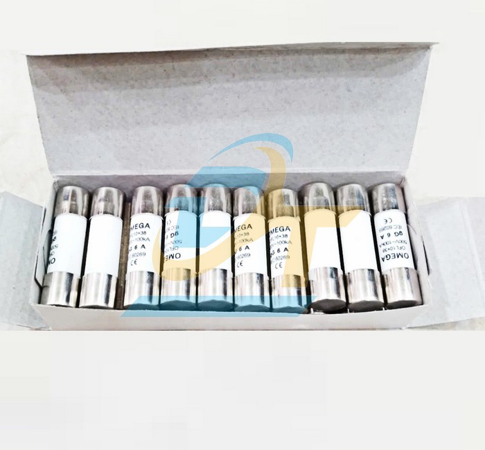 Cầu chì sứ 10x38 Omega 6A  OMEGA | Giá rẻ nhất - Công Ty TNHH Thương Mại Dịch Vụ Đạt Tâm