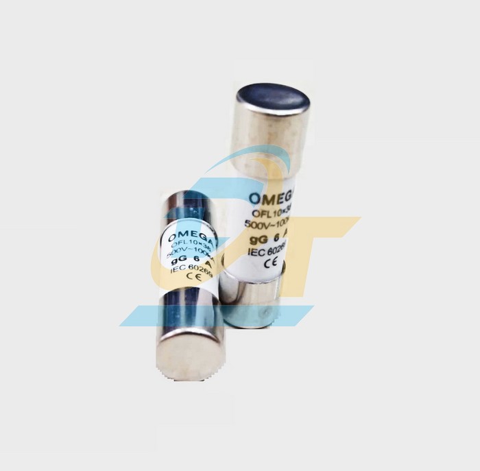 Cầu chì sứ 10x38 Omega 6A  OMEGA | Giá rẻ nhất - Công Ty TNHH Thương Mại Dịch Vụ Đạt Tâm