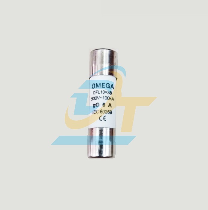 Cầu chì sứ 10x38 Omega 6A  OMEGA | Giá rẻ nhất - Công Ty TNHH Thương Mại Dịch Vụ Đạt Tâm