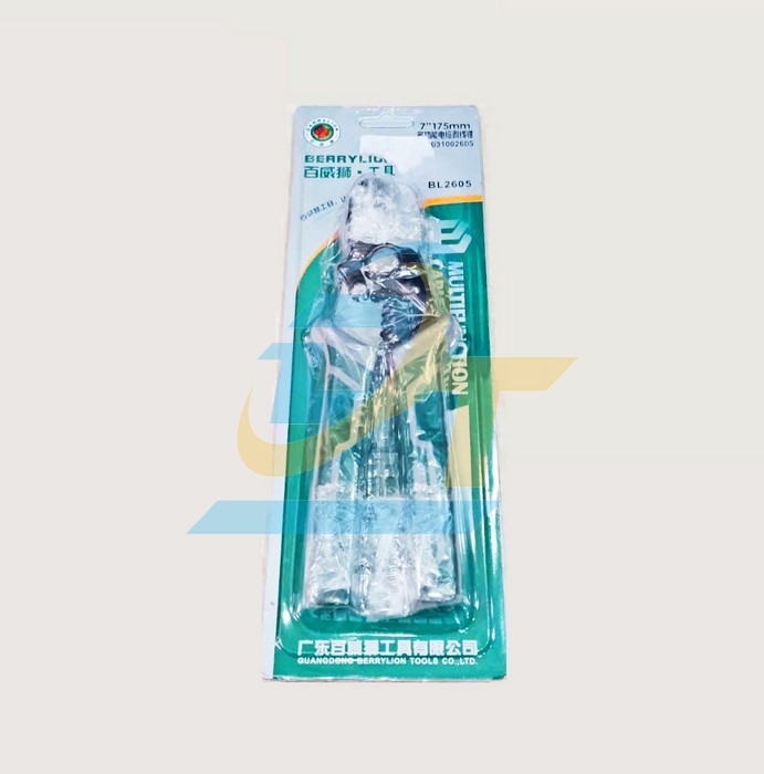 Kìm tuốt dây điện đa năng 7"/175mm Berrylion 031002605  Berrylion | Giá rẻ nhất - Công Ty TNHH Thương Mại Dịch Vụ Đạt Tâm