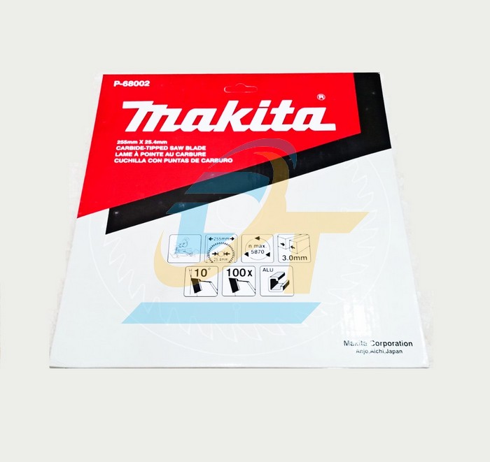 Lưỡi cắt nhôm hợp kim 100 răng 225x25.4mm Makita P-68002  Makita | Giá rẻ nhất - Công Ty TNHH Thương Mại Dịch Vụ Đạt Tâm