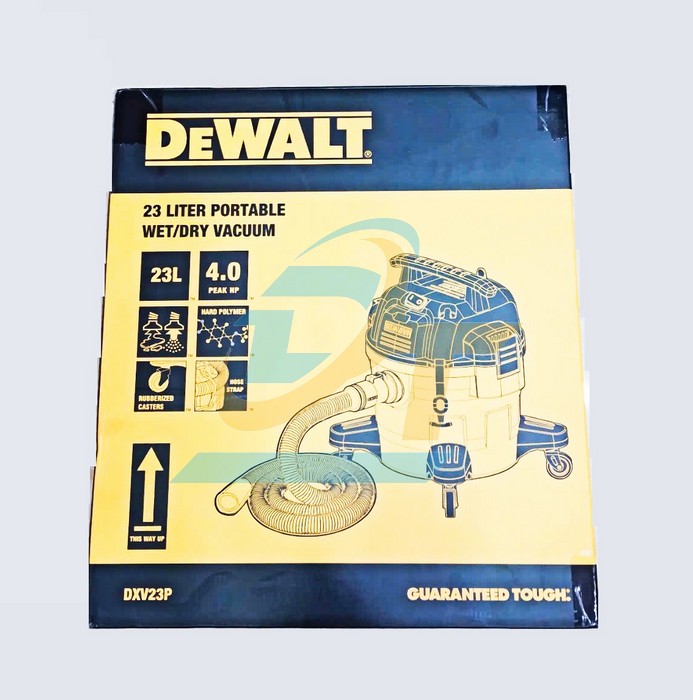 Máy hút bụi 3 chức năng ướt/khô/thổi 23L Dewalt DXV23P  DEWALT | Giá rẻ nhất - Công Ty TNHH Thương Mại Dịch Vụ Đạt Tâm