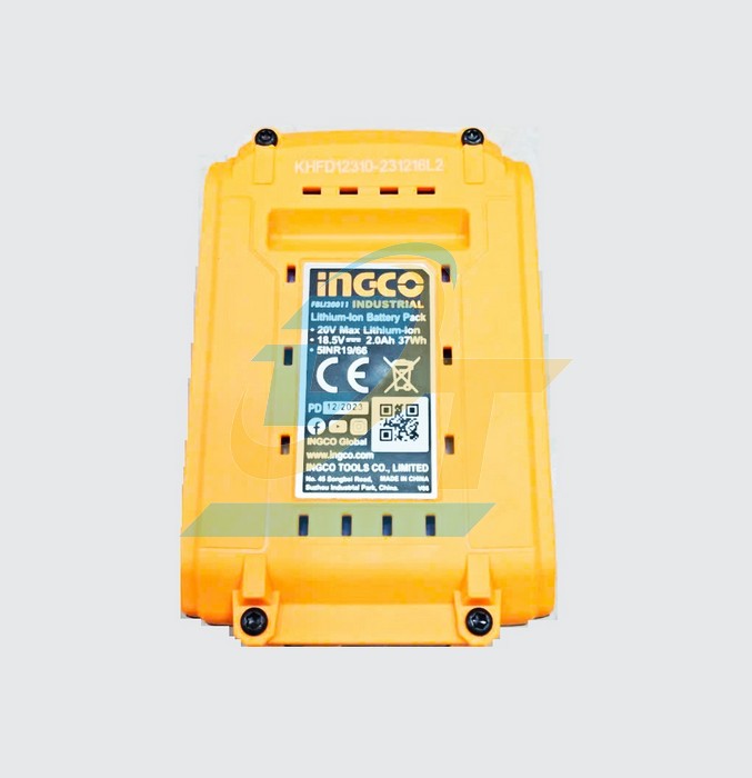 Máy khoan búa dùng pin 20V Ingco CIDLI20602 (Kèm 2 Pin + 1 Sạc)  INGCO | Giá rẻ nhất - Công Ty TNHH Thương Mại Dịch Vụ Đạt Tâm
