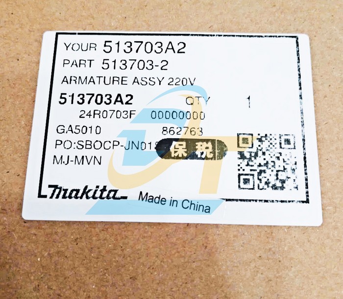 Rotor máy mài góc GA5010 Makita 513703-2  Makita | Giá rẻ nhất - Công Ty TNHH Thương Mại Dịch Vụ Đạt Tâm