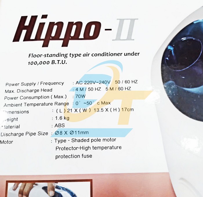 Bơm xả nước thải máy lạnh Kingpump Hippo II (4M)  KINGPUMP | Giá rẻ nhất - Công Ty TNHH Thương Mại Dịch Vụ Đạt Tâm